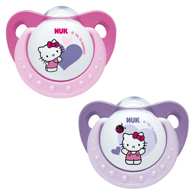 German imports NUK pacifier silicone Hello Kitty printing sleep type 0-6 months 2 loaded
German imports NUK pacifier silicone Hello Kitty printing sleep type 0-6 months 2 loaded