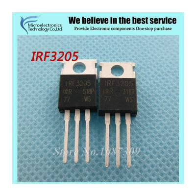 50pcs free shipping IRF3205 IRF3205PBF MOSFET MOSFT 55V 98A 8mOhm 97.3nC TO-220 new original
50pcs free shipping IRF3205 IRF3205PBF MOSFET MOSFT 55V 98A 8mOhm 97.3nC TO-220 new original