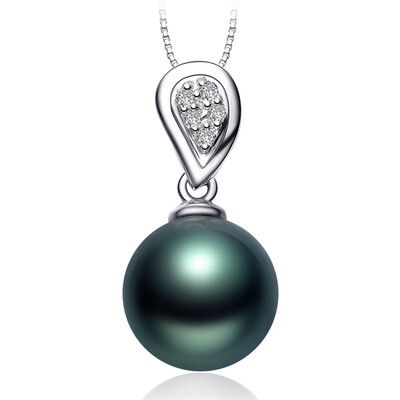 Beijing Run pearl flower cluster G18K gold inlaid sea black pearl pendant with diamond round 85-9mm
Beijing Run pearl flower cluster G18K gold inlaid sea black pearl pendant with diamond round 85-9mm