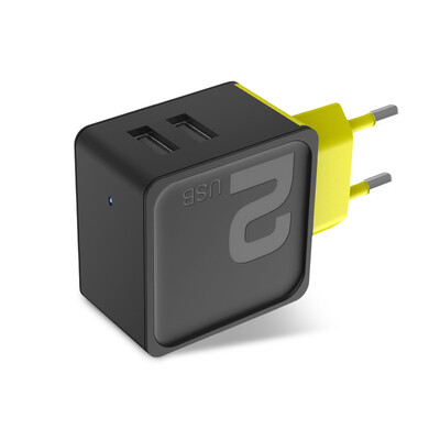 Rockets (ROCK) Apple Charger Dual-port mobile phone head for iPhone7 / 6 / 5s Andrews Samsung millet Huawei flat 2.4A European standard version of sugar black
Rockets (ROCK) Apple Charger Dual-port mobile phone head for iPhone7 / 6 / 5s Andrews Samsung millet Huawei flat 2.4A European standard version of sugar black