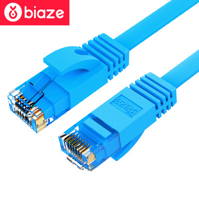 BIAZE Category 6 CAT6 Class Gigabit Flat Cable 10m Super High Speed Category 6 Computer Network Jumper Wire Mesh WX3- Blue
BIAZE Category 6 CAT6 Class Gigabit Flat Cable 10m Super High Speed Category 6 Computer Network Jumper Wire Mesh WX3- Blue