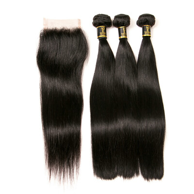 YAVIDA Hair 3 Bundles Malaysian Straight Hair With Closure Free Middle 3 Part Tissage Bresilienne avec Closure Human Hair
YAVIDA Hair 3 Bundles Malaysian Straight Hair With Closure Free Middle 3 Part Tissage Bresilienne avec Closure Human Hair