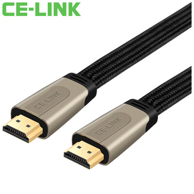 CE-LINK HDMI cable 2 meters flat cable high-definition cable version 20 computer HDTV monitor projector line support 4K 2K woven wire round 1837
CE-LINK HDMI cable 2 meters flat cable high-definition cable version 20 computer HDTV monitor projector line support 4K 2K woven wire round 1837