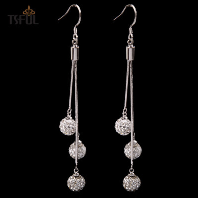 Tsful AL219ER earrings female fashion Korean earrings Japan and South Korea simple temperament earrings long section of earmuffs to give girlfriend wife gift three ball earrings
Tsful AL219ER earrings female fashion Korean earrings Japan and South Korea simple temperament earrings long section of earmuffs to give girlfriend wife gift three ball earrings
