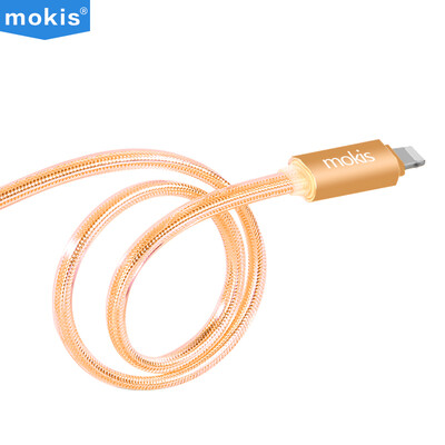 Moxi (mokis) Apple Andrews aluminum jelly weaving data line / two-in-one double-sided plug-in dual-use charging line / Micro USB mobile phone data cable 1 m Tuhao gold
Moxi (mokis) Apple Andrews aluminum jelly weaving data line / two-in-one double-sided plug-in dual-use charging line / Micro USB mobile phone data cable 1 m Tuhao gold