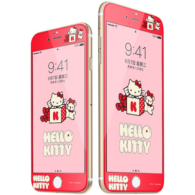 Excellent plus genuine HelloKitty Apple iPhone7 tempered full cover cartoon phone protection film 3D soft side of the broken film cotton candy Katie red
Excellent plus genuine HelloKitty Apple iPhone7 tempered full cover cartoon phone protection film 3D soft side of the broken film cotton candy Katie red