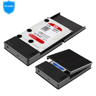 IT-CEO W701 3,5-дюймовый жесткий диск Type-C 2,5-дюймовый USB3.0 мобильный жесткий диск SATA ноутбук твердотельный жесткий диск внешний корпус черный 
IT-CEO W701 3,5-дюймовый жесткий диск Type-C 2,5-дюймовый USB3.0 мобильный жесткий диск SATA ноутбук твердотельный жесткий диск внешний корпус черный