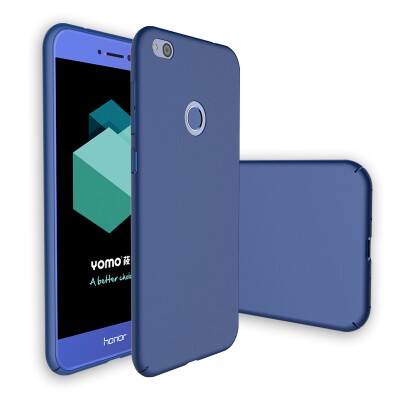 

YOMO Huawei слава 8 молодежная версия телефона оболочки телефон пакет защиты кожи чувство полного пакета защиты жесткой оболочки темно-синий