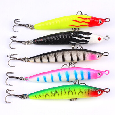 1PC Soft Fishing Lures 7.5cm-2.95"/18.7g-0.66oz Soft Lead Bait 8# High Carbon Fish Hook 10 Colors Silicon Wobblers Fishing Tackle
1PC Soft Fishing Lures 7.5cm-2.95"/18.7g-0.66oz Soft Lead Bait 8# High Carbon Fish Hook 10 Colors Silicon Wobblers Fishing Tackle