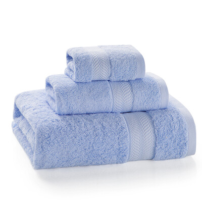 Grace towel home textile cotton spiral stall thickened towel three-piece bath towel * 1 towel * 1 scarf * 1 blue
Grace towel home textile cotton spiral stall thickened towel three-piece bath towel * 1 towel * 1 scarf * 1 blue