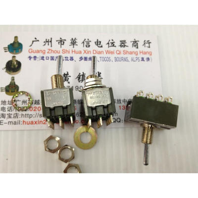 NKK toggle switch -2043 6A125VAC 12 feet 3 files
NKK toggle switch -2043 6A125VAC 12 feet 3 files