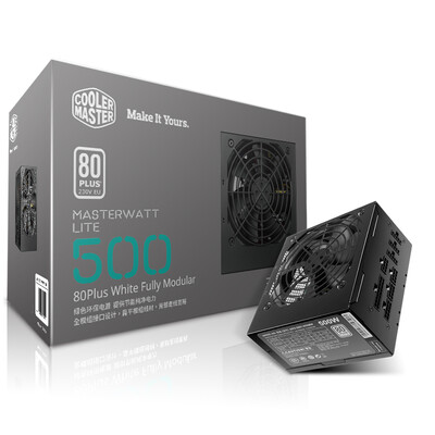 CoolerMaster rated 500W MASTERWATT LITE 500W full-mode computer power (80Plus / Taiwan-based capacitance / 3 years renewal / desktop power
CoolerMaster rated 500W MASTERWATT LITE 500W full-mode computer power (80Plus / Taiwan-based capacitance / 3 years renewal / desktop power