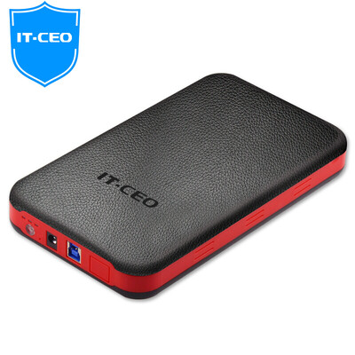 ИТ генеральный директор IT-733S 3,5-дюймовый съемный диск картридж USB 3.0 внешняя коробка 2,5 / 3,5 дюйма SATA / SSD, SSD, базовая красно-черный