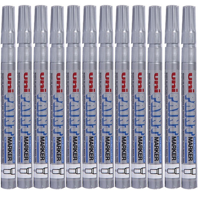 Mitsubishi (Uni) PX-21 краска пера мелким шрифтом (для авторемонтных) 0.8-1.2mm (серебро) (12 палочки)
Mitsubishi (Uni) PX-21 краска пера мелким шрифтом (для авторемонтных) 0.8-1.2mm (серебро) (12 палочки)