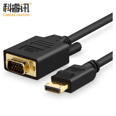 CABLE CREATION DP to HDMI cable Displayport to HDMI high-definition TV monitor line version 1.2 4K notebook, video card with video projection 5 meters black CD0143
CABLE CREATION DP to HDMI cable Displayport to HDMI high-definition TV monitor line version 1.2 4K notebook, video card with video projection 5 meters black CD0143