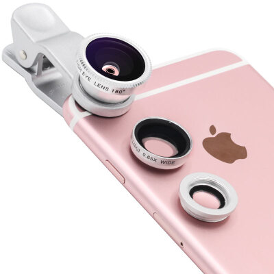 LIEQI) LQ-011 mobile phone lens wide-angle + fish eyes + macro sets of mobile phone external lens SLR mobile phone camera self-timer general-purpose silver
LIEQI) LQ-011 mobile phone lens wide-angle + fish eyes + macro sets of mobile phone external lens SLR mobile phone camera self-timer general-purpose silver
