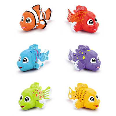 Mom and Baba (babamama) on the wind winding toys baby early childhood educational toys will run cartoon fish 6 Pack B6001 
Mom and Baba (babamama) on the wind winding toys baby early childhood educational toys will run cartoon fish 6 Pack B6001