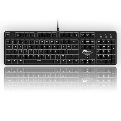 RK ROYAL KLUDGE 920C black white mechanical keyboard 104 key German original cherry shaft computer wired game lol no black black
RK ROYAL KLUDGE 920C black white mechanical keyboard 104 key German original cherry shaft computer wired game lol no black black