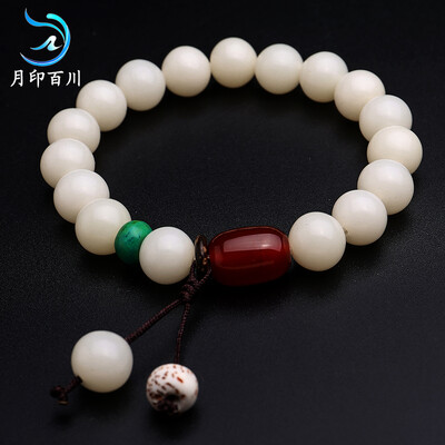 Moon India Bai Bai Bodhi Agate beads hand string lap female female beads bracelet 10mm
Moon India Bai Bai Bodhi Agate beads hand string lap female female beads bracelet 10mm