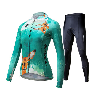 Mai Senlan MYSENLAN M0210401 spring&summer long-sleeved riding suit suit female bike mountain bike clothes green fairy deer M
Mai Senlan MYSENLAN M0210401 spring&summer long-sleeved riding suit suit female bike mountain bike clothes green fairy deer M