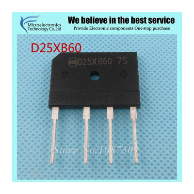 20pcs free shipping D25XB60 25XB60 600V 25A Bridge Rectifiers VRM600 IFSM350 new original
20pcs free shipping D25XB60 25XB60 600V 25A Bridge Rectifiers VRM600 IFSM350 new original