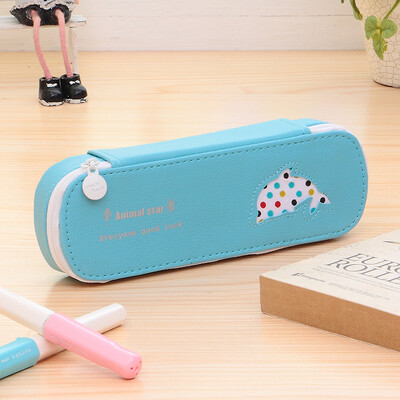 Wood の Hui Korean creative cute animal stationery pencil case storage box 
Wood の Hui Korean creative cute animal stationery pencil case storage box