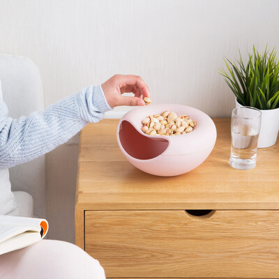 Accor Creative Plastic Lazy Double Porcelain Plate Removable Dried Fruit Plate YG-Q110
Accor Creative Plastic Lazy Double Porcelain Plate Removable Dried Fruit Plate YG-Q110