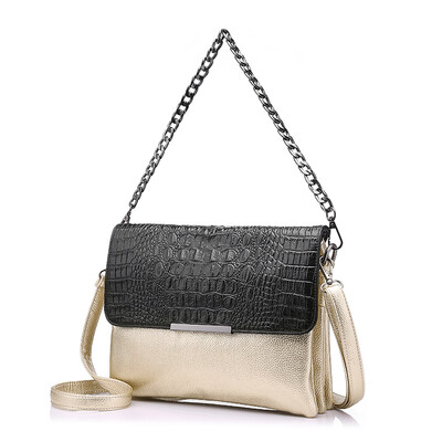 women clutches with crocodile pattern artificial leather handbag chain messenger bags fashion ladies shoulder bag
women clutches with crocodile pattern artificial leather handbag chain messenger bags fashion ladies shoulder bag