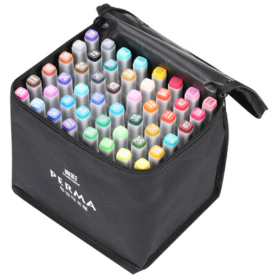TRUECOLOR 48 color marker double head alcohol oily marker set student hand-painted comic design square bar bag MK2900A
TRUECOLOR 48 color marker double head alcohol oily marker set student hand-painted comic design square bar bag MK2900A