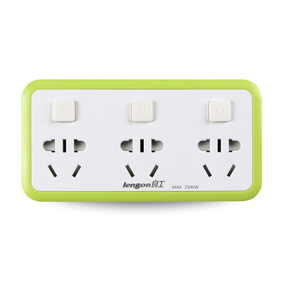 Lengon XD-Q503 converter to a three-door portable socket converter converter head independent switch wireless card plug
Lengon XD-Q503 converter to a three-door portable socket converter converter head independent switch wireless card plug