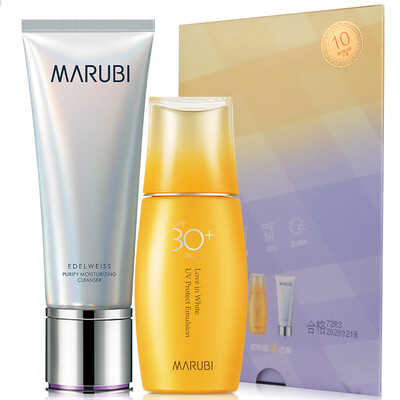 MARUBI light through sunscreen beautiful double enjoy sunscreen (light through sunscreen 50g + Edelweiss moisturizing cleansing 120g) oily skin apply
MARUBI light through sunscreen beautiful double enjoy sunscreen (light through sunscreen 50g + Edelweiss moisturizing cleansing 120g) oily skin apply