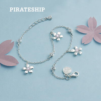 Pirate ship pirateship 925 silver cherry mini bracelet Japan&South Korea fine bracelet female Korean version of simple white gold&silver bracelet wild silver 1
Pirate ship pirateship 925 silver cherry mini bracelet Japan&South Korea fine bracelet female Korean version of simple white gold&silver bracelet wild silver 1