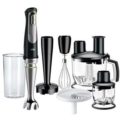 Braun food processor imported hand-held multi-functional multi-component mixing rod MQ9087X
Braun food processor imported hand-held multi-functional multi-component mixing rod MQ9087X