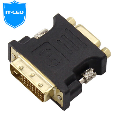 IT-CEO V7DV DVI (24 + 5) Революция VGA женский адаптер VGA-DVI видео конвертер головной двунаправленный конвертер 
IT-CEO V7DV DVI (24 + 5) Революция VGA женский адаптер VGA-DVI видео конвертер головной двунаправленный конвертер