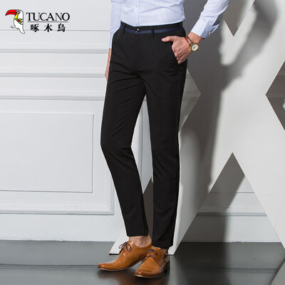 Woodpecker TUCANO casual pants men's solid color business Slim stretch pants male 17042ZM913 sapphire blue 34
Woodpecker TUCANO casual pants men's solid color business Slim stretch pants male 17042ZM913 sapphire blue 34