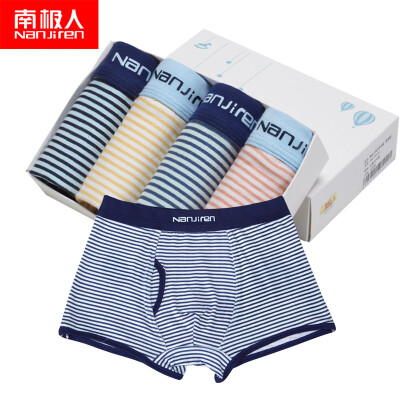 Antarctic Nanjiren children&39s cotton underwear boys&girls triangular angle 4 loaded big child baby panties boy stripes section 130
Antarctic Nanjiren children&39s cotton underwear boys&girls triangular angle 4 loaded big child baby panties boy stripes section 130