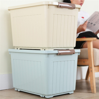 HAIXIN Haixing plastic storage box finishing box thickening clothes quilt storage box moving glove box large 75L 3 Pack
HAIXIN Haixing plastic storage box finishing box thickening clothes quilt storage box moving glove box large 75L 3 Pack