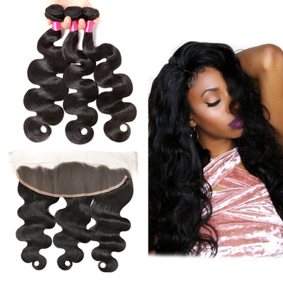 13X4 Ear To Ear Lace Frontal Closure With Bundles Body Wave Brazilian Virgin Hair 3 Pcs With 8A Human Hair Lace Frontal Closure
13X4 Ear To Ear Lace Frontal Closure With Bundles Body Wave Brazilian Virgin Hair 3 Pcs With 8A Human Hair Lace Frontal Closure