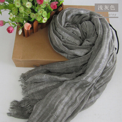 Genuine Orangefox Silver Striped Scarf