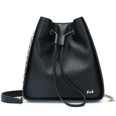 Чучело (МЕКСИКАН) сумка моды цепь плеча Сумка с ковшом сумка женский MGL70615L-01 черный