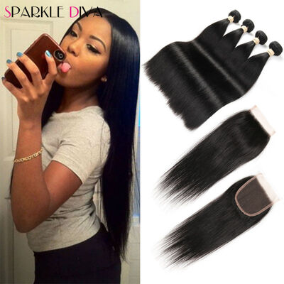 4 Bundles Straight Hair With Closure 8A Peruvian Straight Virgin Hair With Closure Human Hair Peruvian Virgin Hair With Closure
4 Bundles Straight Hair With Closure 8A Peruvian Straight Virgin Hair With Closure Human Hair Peruvian Virgin Hair With Closure