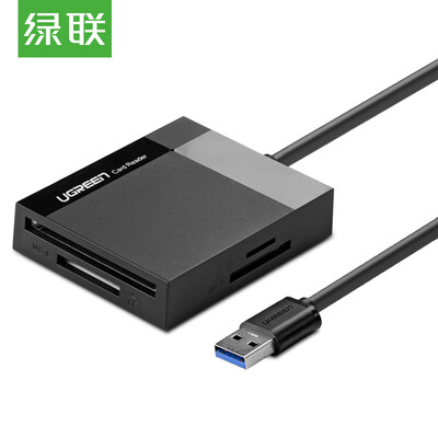 Green (UGREEN) Hi-Speed USB3.0 Multi-function card reader Support for reading SD / TF / CF / MS type memory card Four-in-one card reader 1.5m Black 30232
Green (UGREEN) Hi-Speed USB3.0 Multi-function card reader Support for reading SD / TF / CF / MS type memory card Four-in-one card reader 1.5m Black 30232