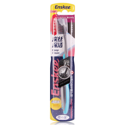Sakura Jie Enskee grinding tip soft hair charcoal deep anti-skid brush handle toothbrush NO888 color random
Sakura Jie Enskee grinding tip soft hair charcoal deep anti-skid brush handle toothbrush NO888 color random