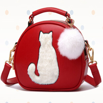 Cute ladies shoulder small bag kitten hair ball tattoo small round bag as gift for women
Cute ladies shoulder small bag kitten hair ball tattoo small round bag as gift for women