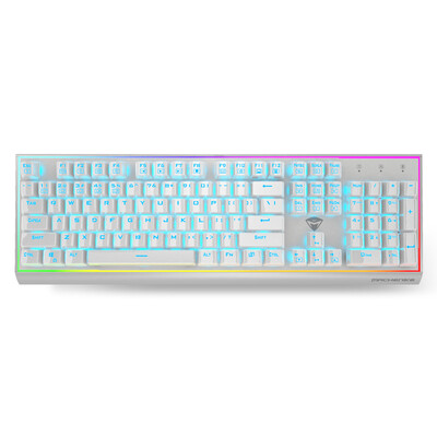 Machinist (MACHENIKE) Yao K1 Platinum Crystal Edition Mechanical Keyboard Mechanic Green Axis Platinum Crystal Key Cap Monochrome Backlight 104
Machinist (MACHENIKE) Yao K1 Platinum Crystal Edition Mechanical Keyboard Mechanic Green Axis Platinum Crystal Key Cap Monochrome Backlight 104