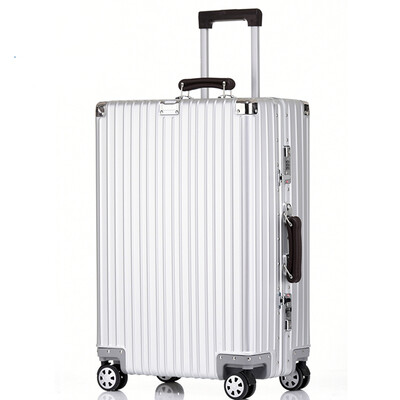 Travel House Aluminum Magnesium Alloy Retro Aluminum Frame Trolley Case Female Universal Wheel Boarding Luggage Female T1858 Black 20 Inch
Travel House Aluminum Magnesium Alloy Retro Aluminum Frame Trolley Case Female Universal Wheel Boarding Luggage Female T1858 Black 20 Inch