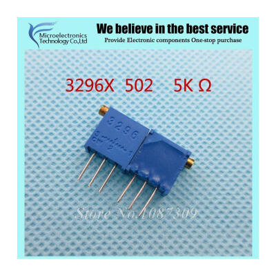 10Pcslot 3296X-1-502LF 3296X 502 5K ohm side regulation Multiturn Trimmer Potentiometer High Precision Variable Resistor
10Pcslot 3296X-1-502LF 3296X 502 5K ohm side regulation Multiturn Trimmer Potentiometer High Precision Variable Resistor