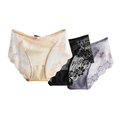 Jingdong supermarket the United States&Ya Ting 3 ladies underwear no trace of light sexy sexy hollow lace comfortable cotton crotch underwear female color purple black L code
Jingdong supermarket the United States&Ya Ting 3 ladies underwear no trace of light sexy sexy hollow lace comfortable cotton crotch underwear female color purple black L code