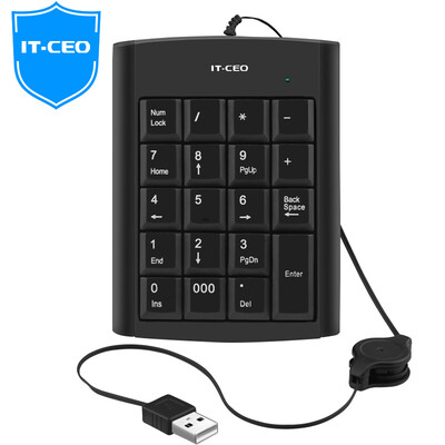 IT-CEO USB Цифровая клавиатура Мини-финансовая клавиатура Бухгалтерия Банк Кассир Портативный клавиатурный ноутбук Внешний 19 Key Black
IT-CEO USB Цифровая клавиатура Мини-финансовая клавиатура Бухгалтерия Банк Кассир Портативный клавиатурный ноутбук Внешний 19 Key Black