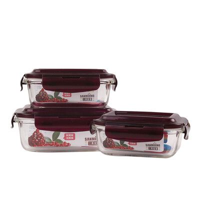 Three beautifully home glass crisper microwave oven box lunch box glass sealed box three sets of 8929/30 (370ml * 2 + 640ml * 1
Three beautifully home glass crisper microwave oven box lunch box glass sealed box three sets of 8929/30 (370ml * 2 + 640ml * 1